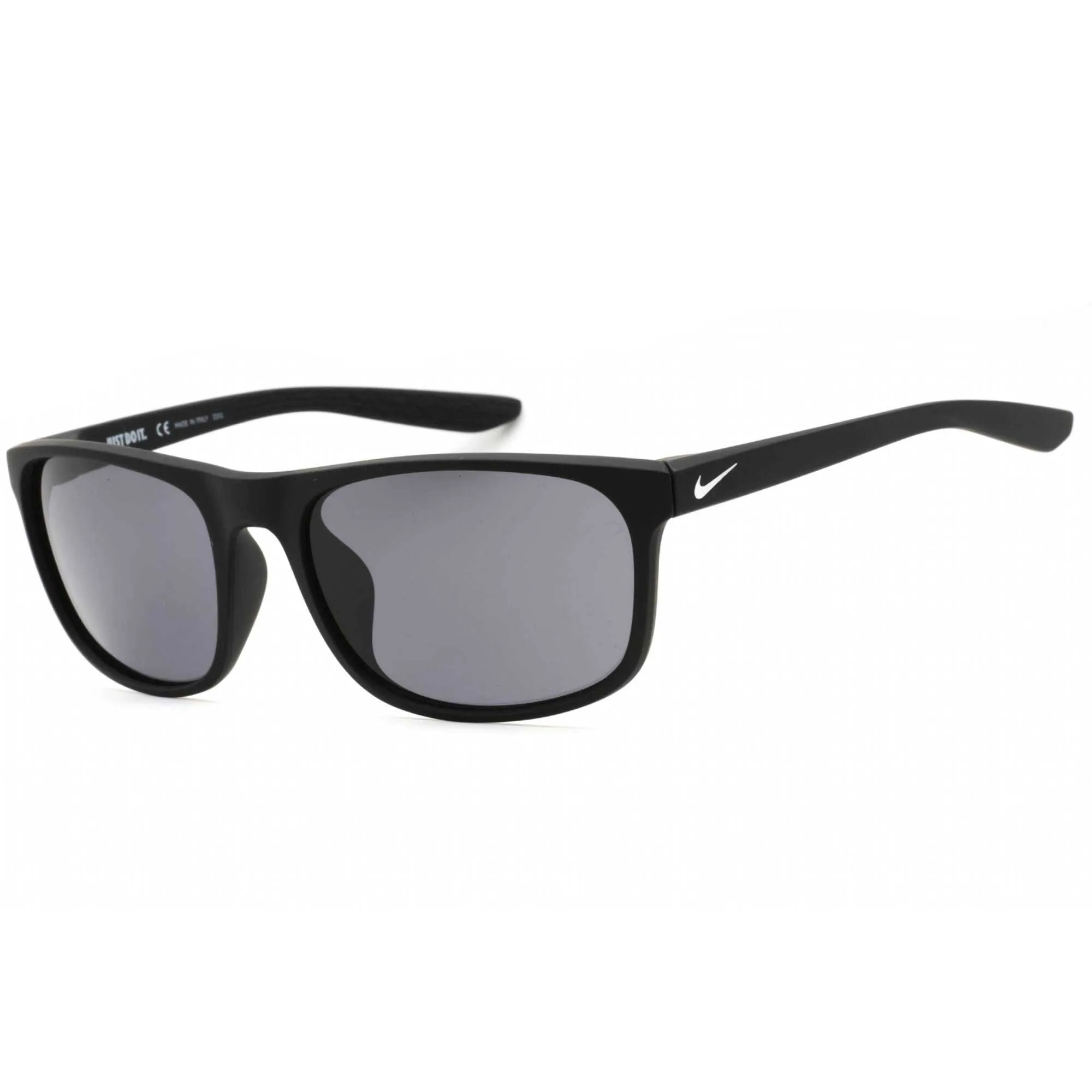 Nike Men's Sunglasses - Black Plastic Rectangular Full Rim 59mm Frame | CW4652 010 Nike Sunglasses