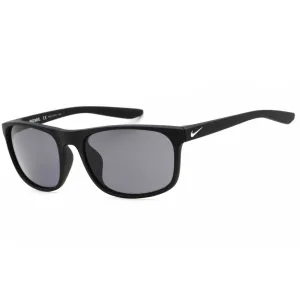Nike Men's Sunglasses - Black Plastic Rectangular Full Rim 59mm Frame | CW4652 010 Nike Sunglasses