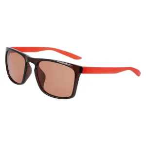 Nike Men's Sunglasses - Copper Lens Brown Basalt Plastic Square Frame | Sky Ascent 228 Nike Sunglasses
