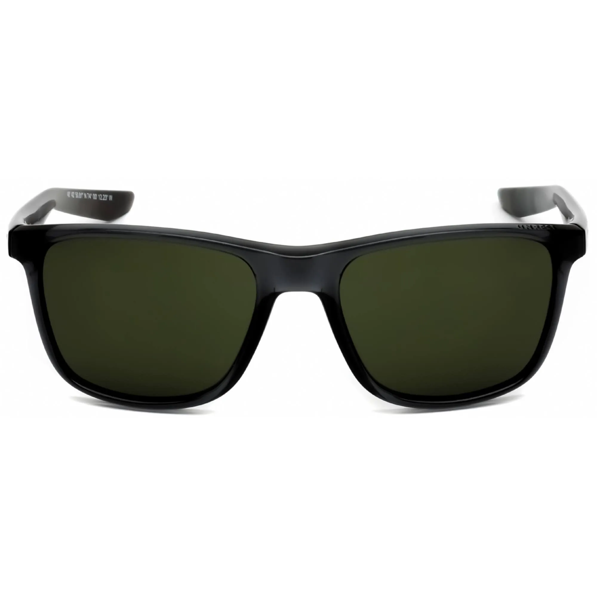 Nike Men's Sunglasses - Dark Grey Square Shape Frame Green Lens | UNREST EV0922 SE 063 Nike Sunglasses