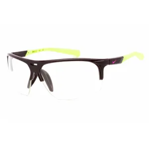 Nike Men's Sunglasses - Half Rim Deep Burgundy Plastic Wraparound | RUN X2 S D 607 Nike Sunglasses
