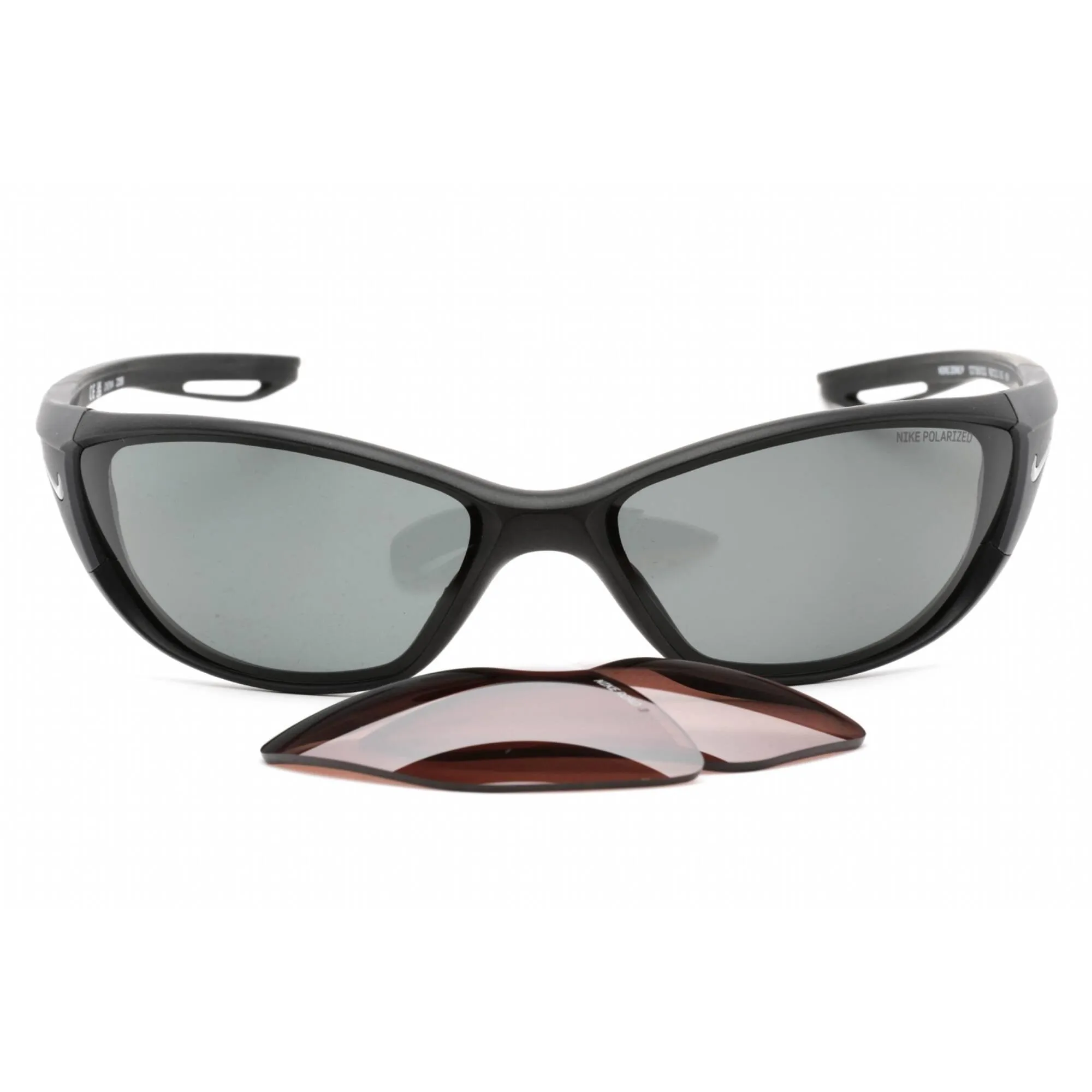 Nike Men's Sunglasses - Matte Black Acetate Wraparound Frame | NIKE ZONE P DZ7359 010 Nike Sunglasses