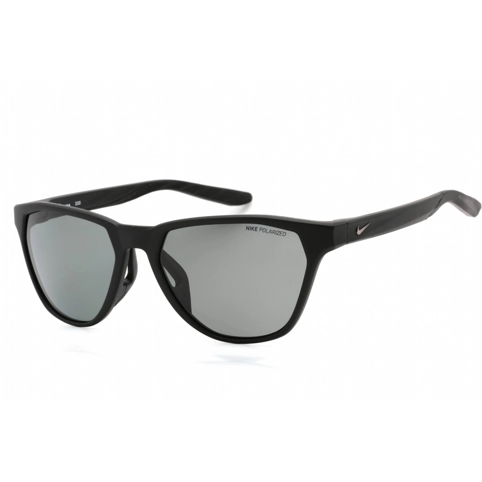 Nike Men's Sunglasses - Matte Black Geometric Frame | NIKE MAVERICK RISE P DQ0868 011 Nike Sunglasses