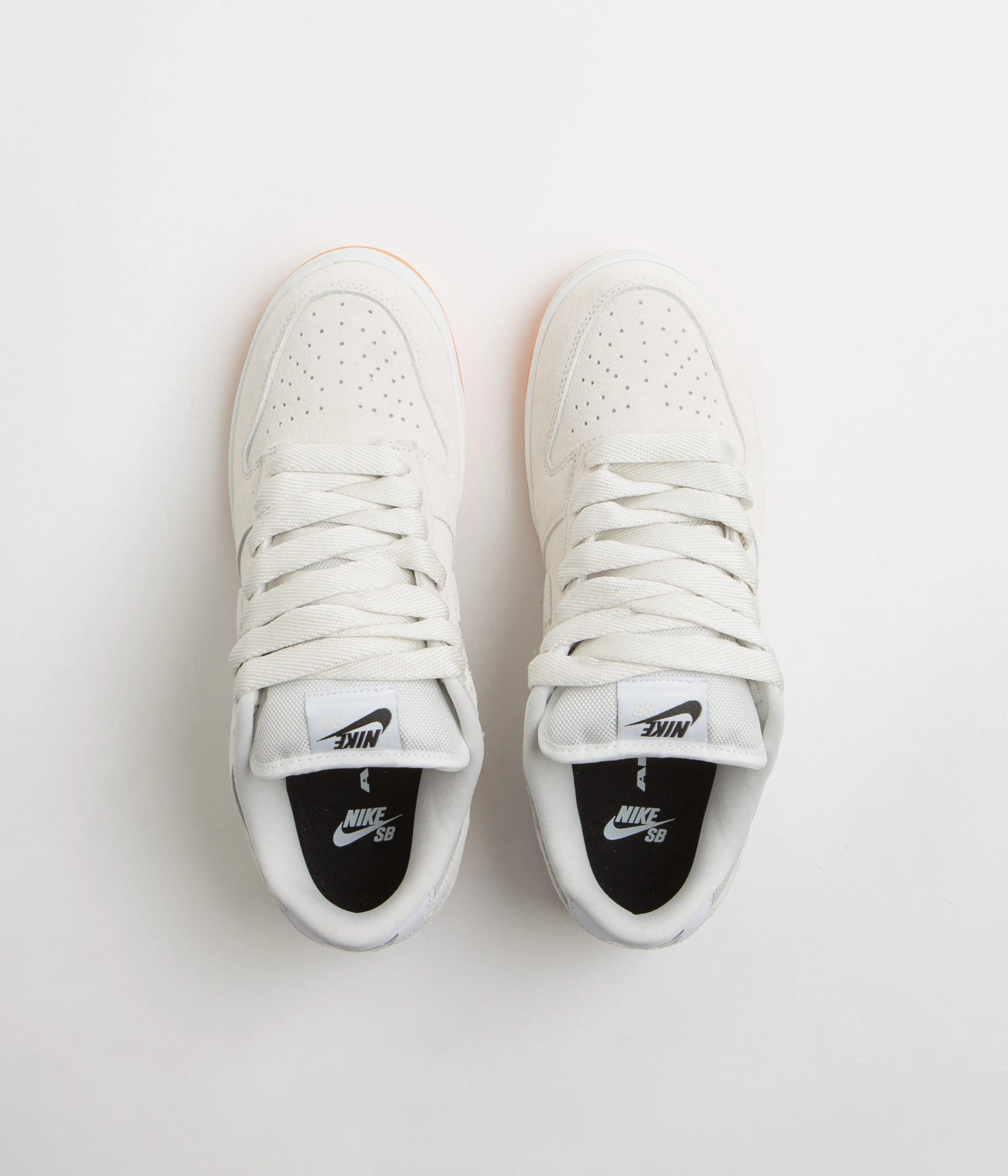 Nike SB Dunk Low Pro B Shoes - Pale Ivory / Pale Ivory - Summit White - White Nike SB Clothing