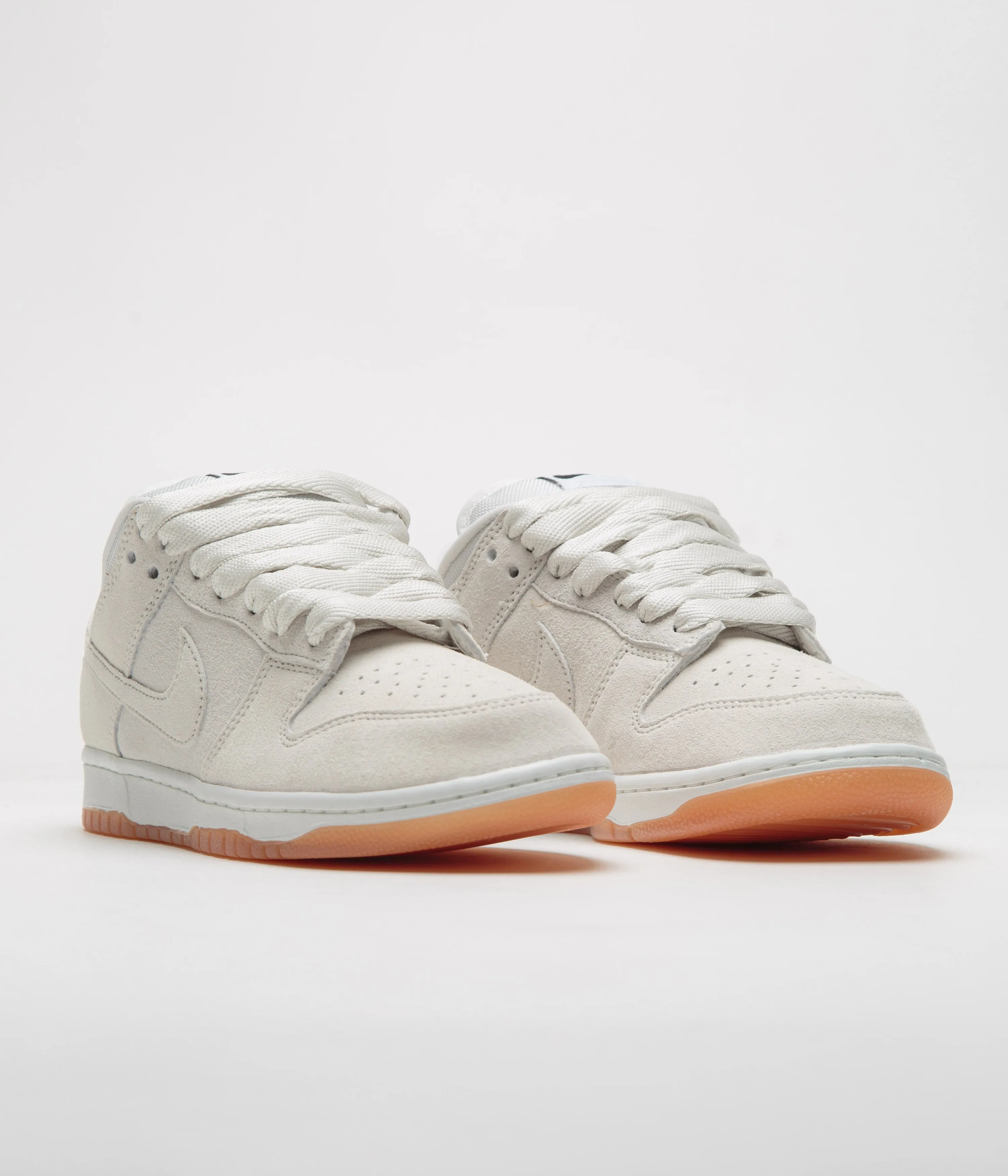 Nike SB Dunk Low Pro B Shoes - Pale Ivory / Pale Ivory - Summit White - White Nike SB Clothing