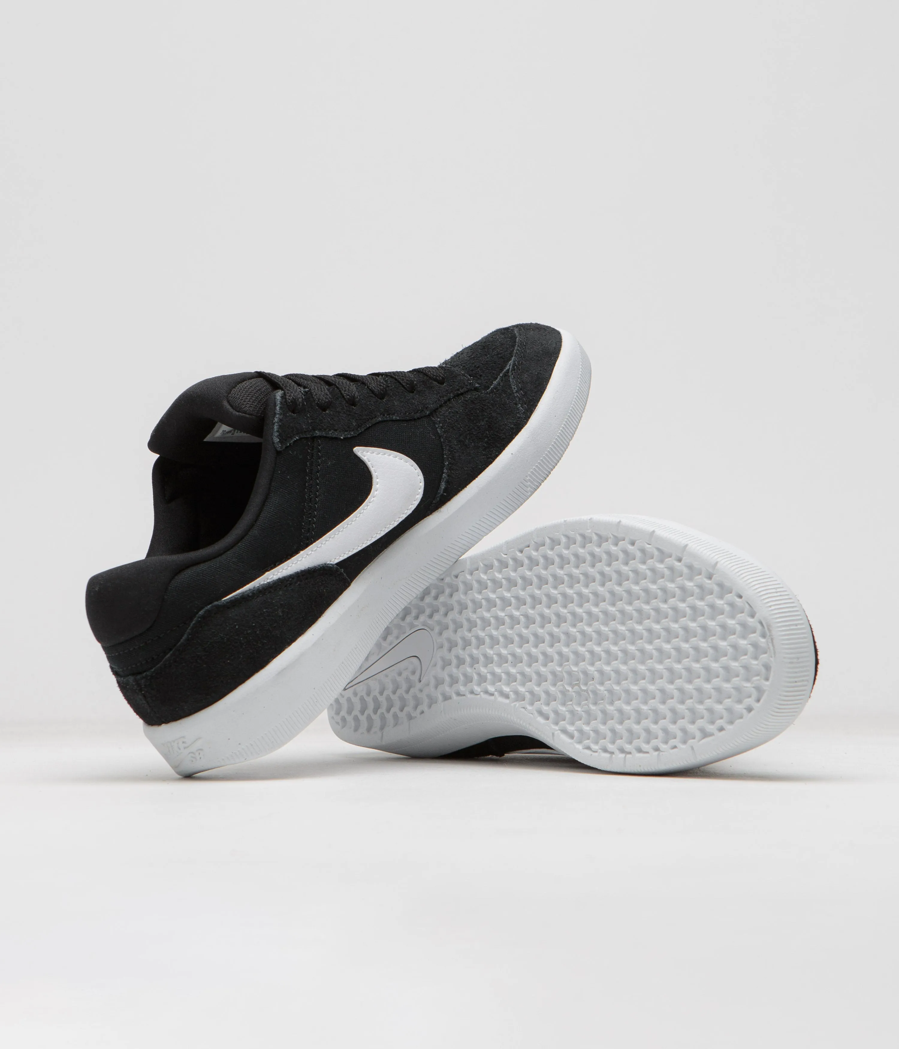 Nike SB Force 58 Shoes - Black / White - Black Nike SB Clothing