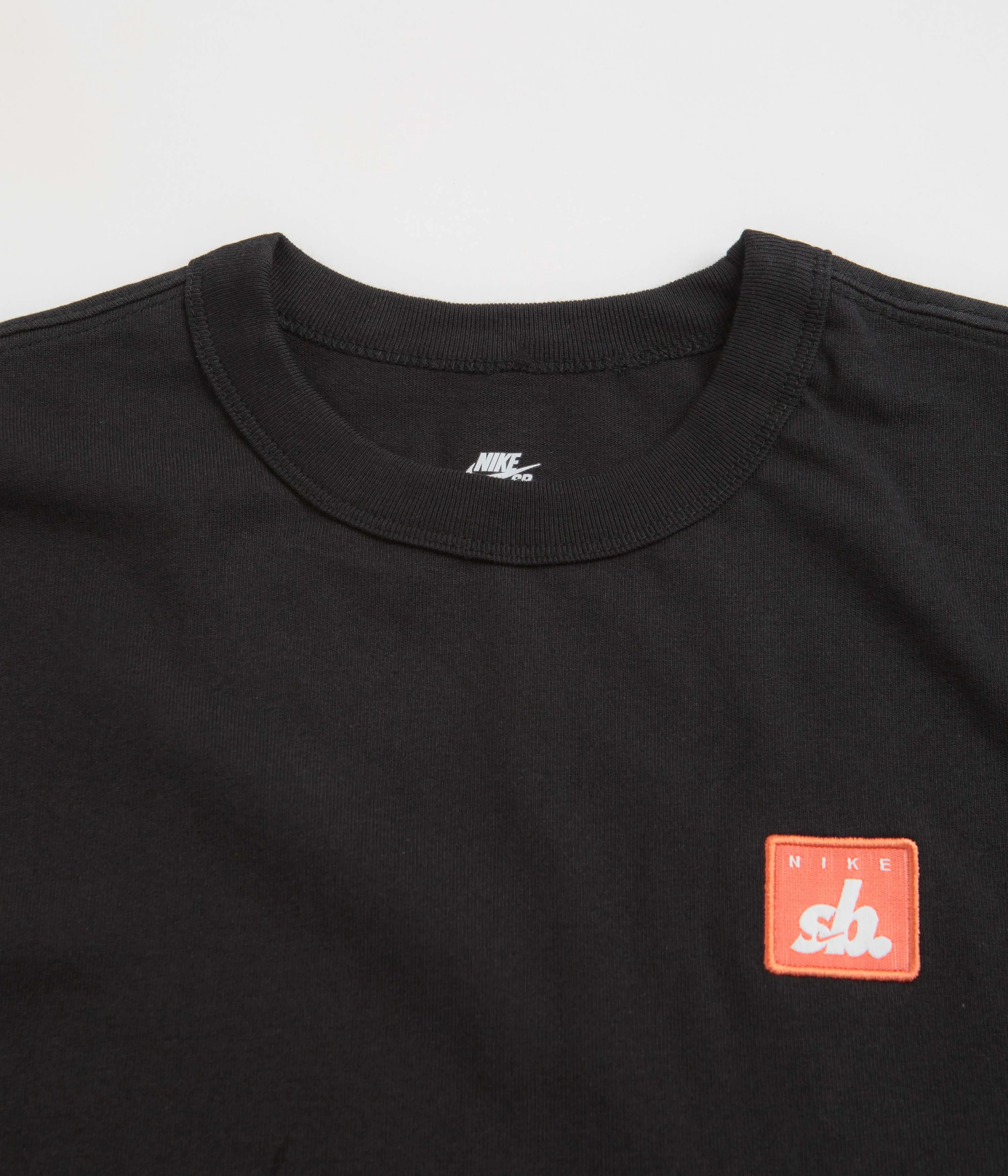 Nike SB Patch Logo T-Shirt - Black Nike SB Clothing