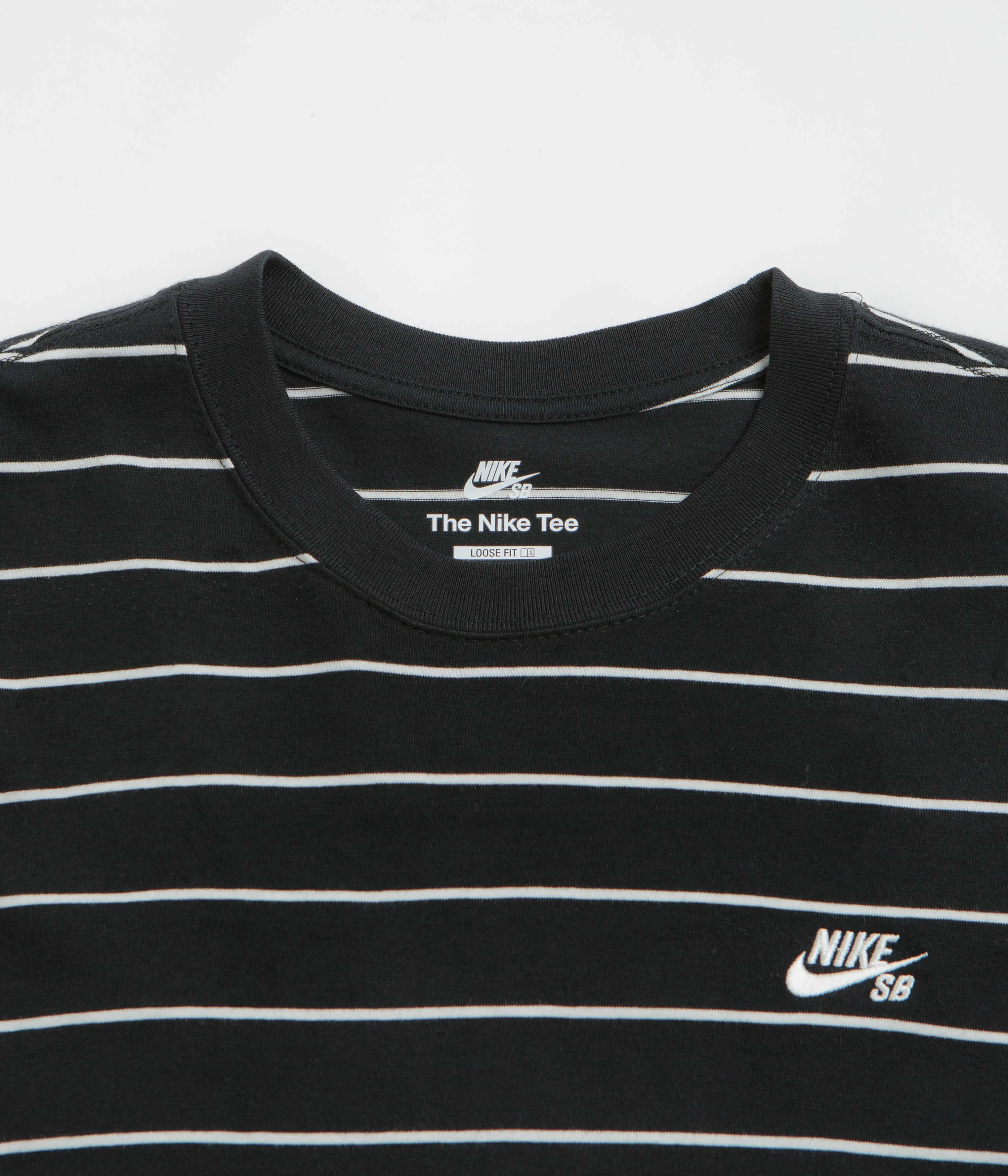 Nike SB Stripe T-Shirt - Black Nike SB Clothing