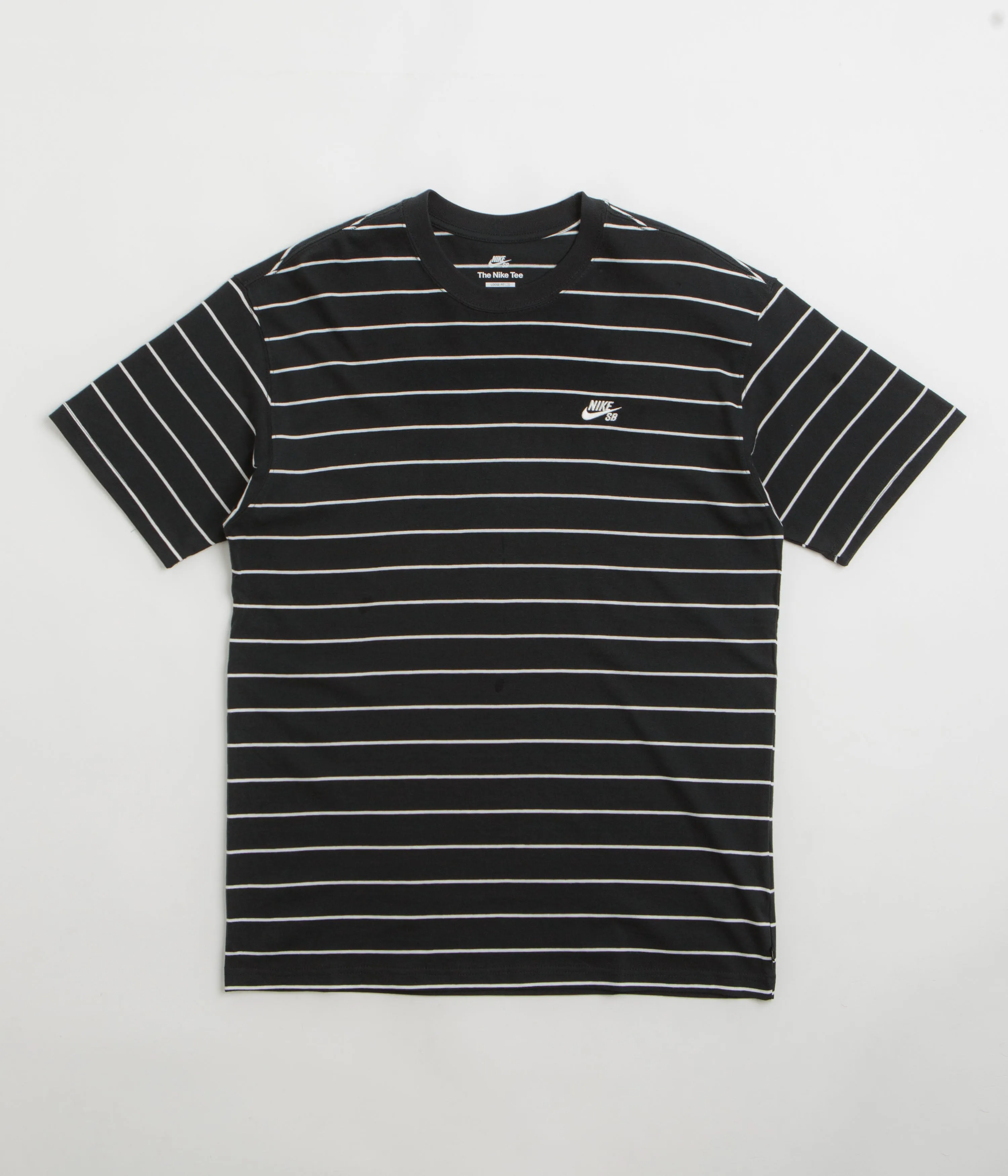 Nike SB Stripe T-Shirt - Black Nike SB Clothing