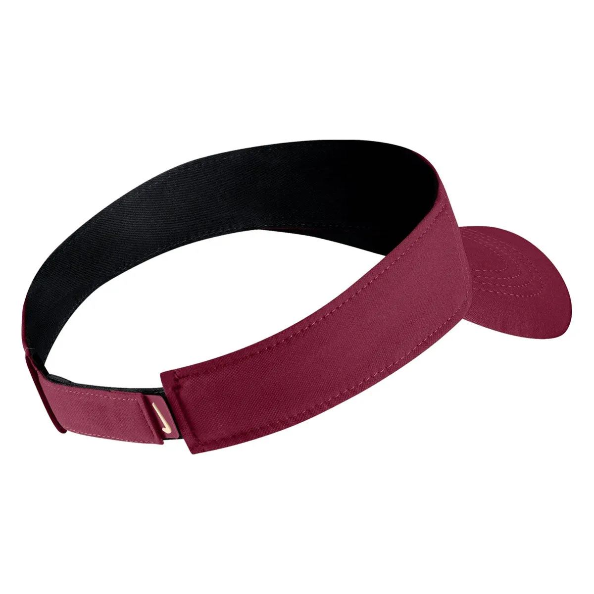 Nike Seminole Logo Dri-fit Visor - Garnet Nike Hats