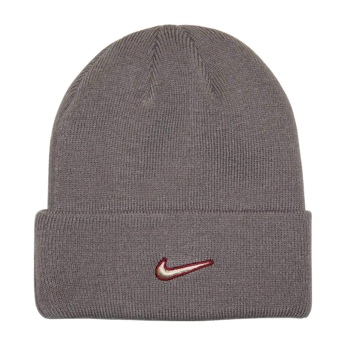 Nike Seminole Logo Terra Cuff Knit Cap - Pewter Nike Hats