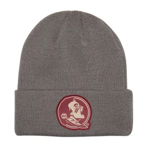 Nike Seminole Logo Terra Cuff Knit Cap - Pewter Nike Hats