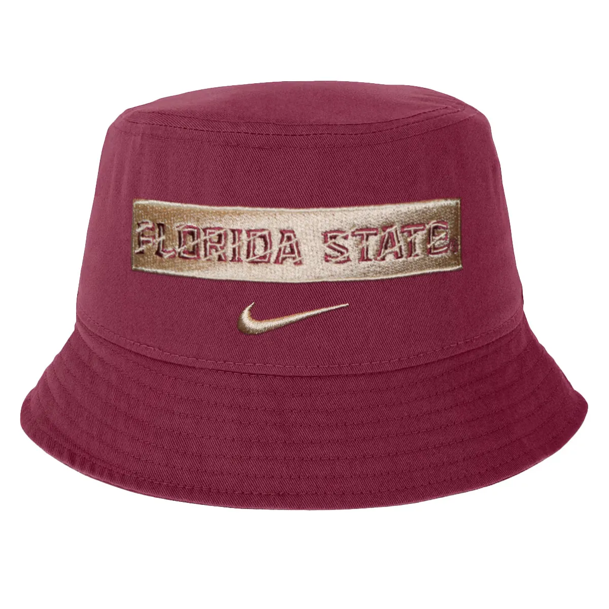 Nike Seminole Logo/Florida State Apex Bucket Hat - Garnet