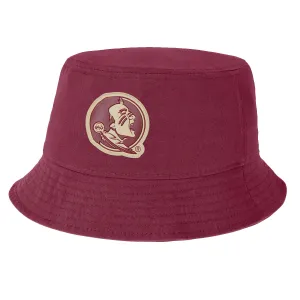 Nike Seminole Logo/Florida State Apex Bucket Hat - Garnet