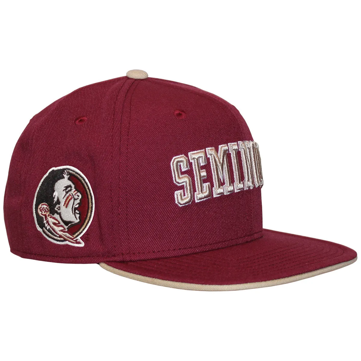 Nike Seminoles Pro Square Flat Bill Adjustable Cap - Garnet Nike Hats