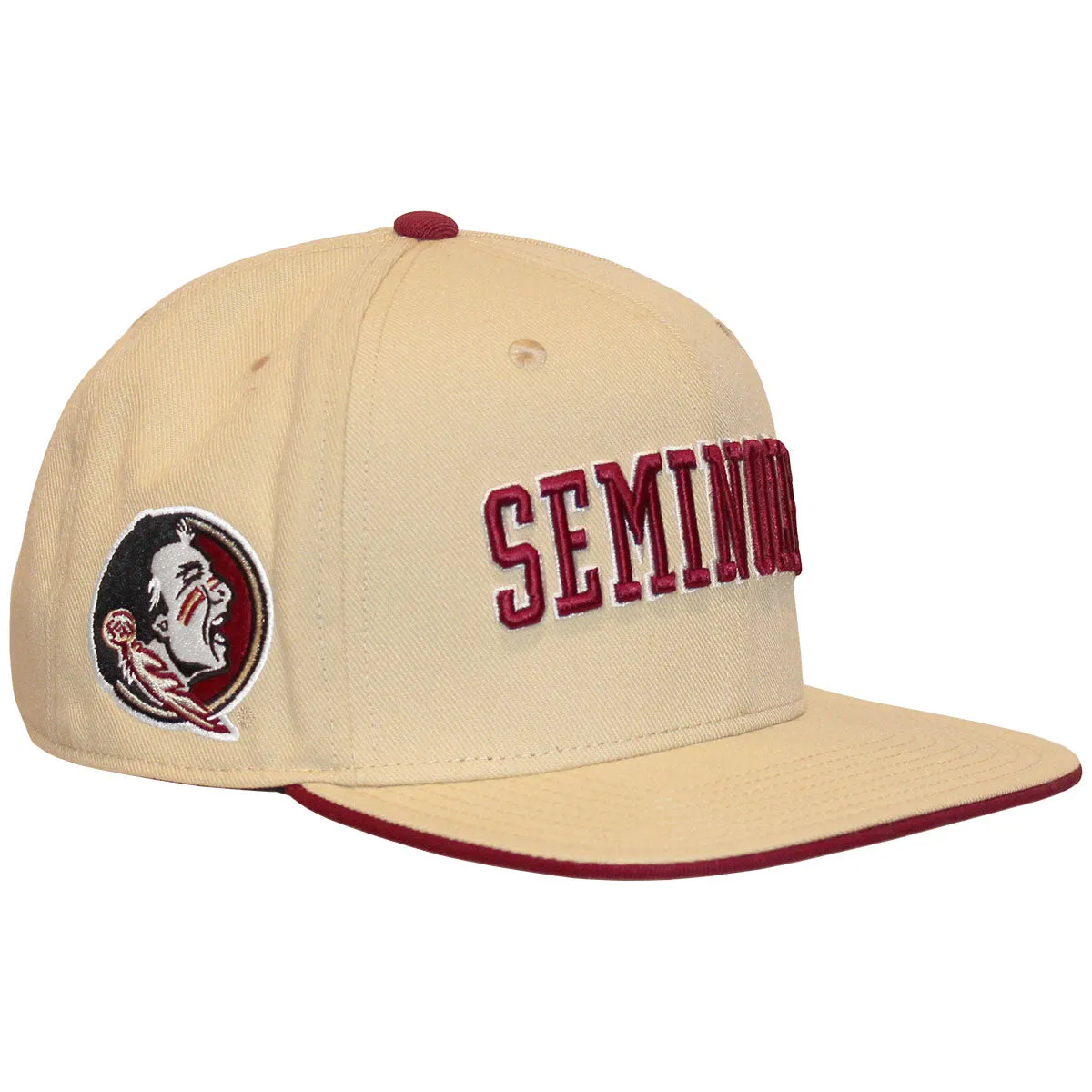 Nike Seminoles Pro Square Flat Bill Adjustable Cap - Vegas Gold Nike Hats