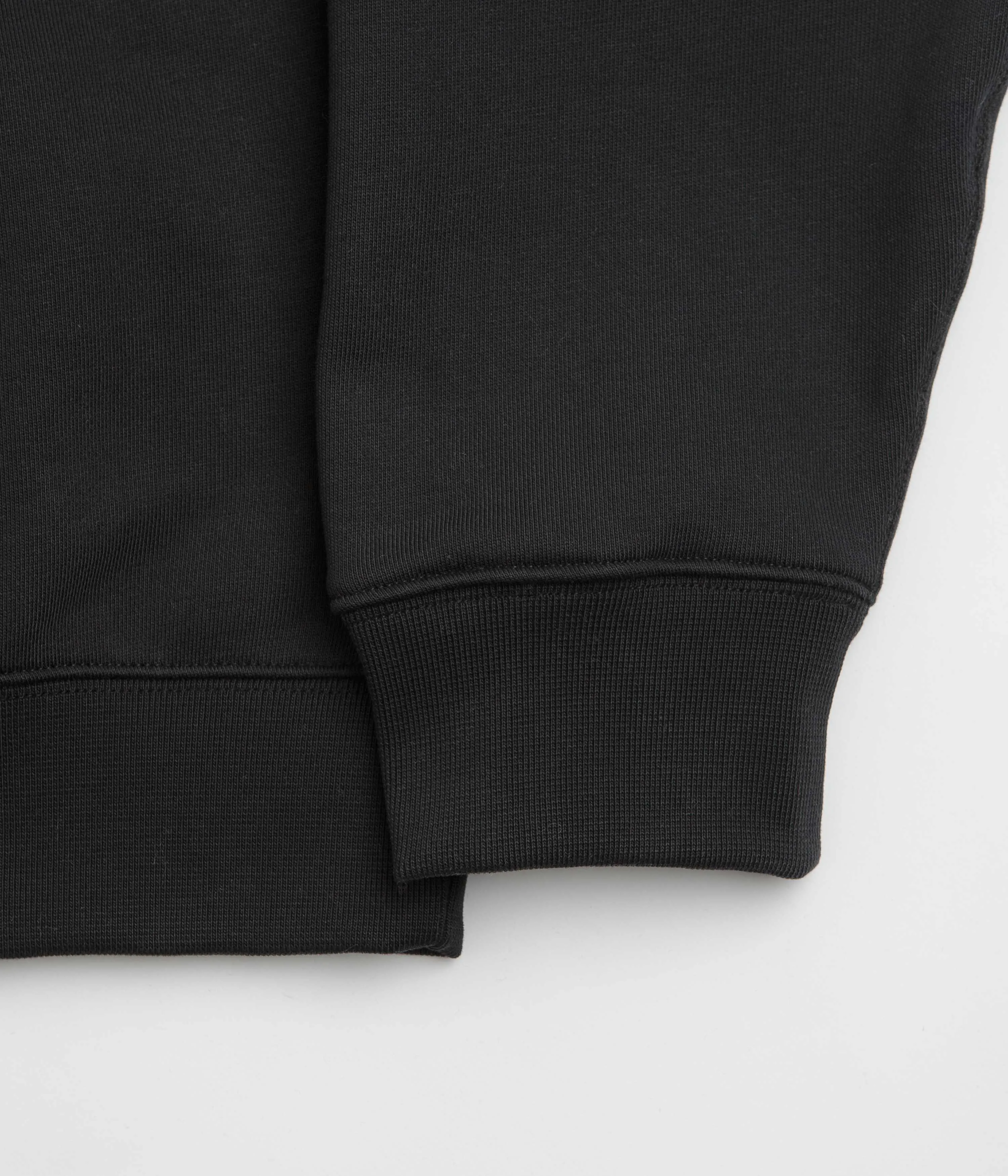 Nike Solo Swoosh 1/4 Zip Sweatshirt - Black / White Nike Sportswears