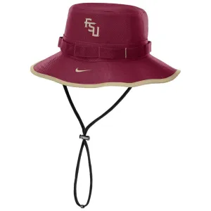 Nike Stacked FSU Apex Bucket Cap - Garnet/Gold Nike Hats