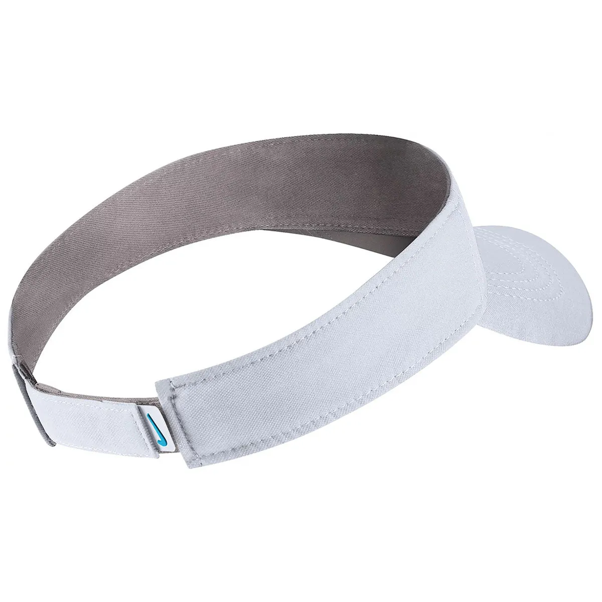 Nike Turquoise Spear Dri-fit Adjustable Visor - White Nike Hats