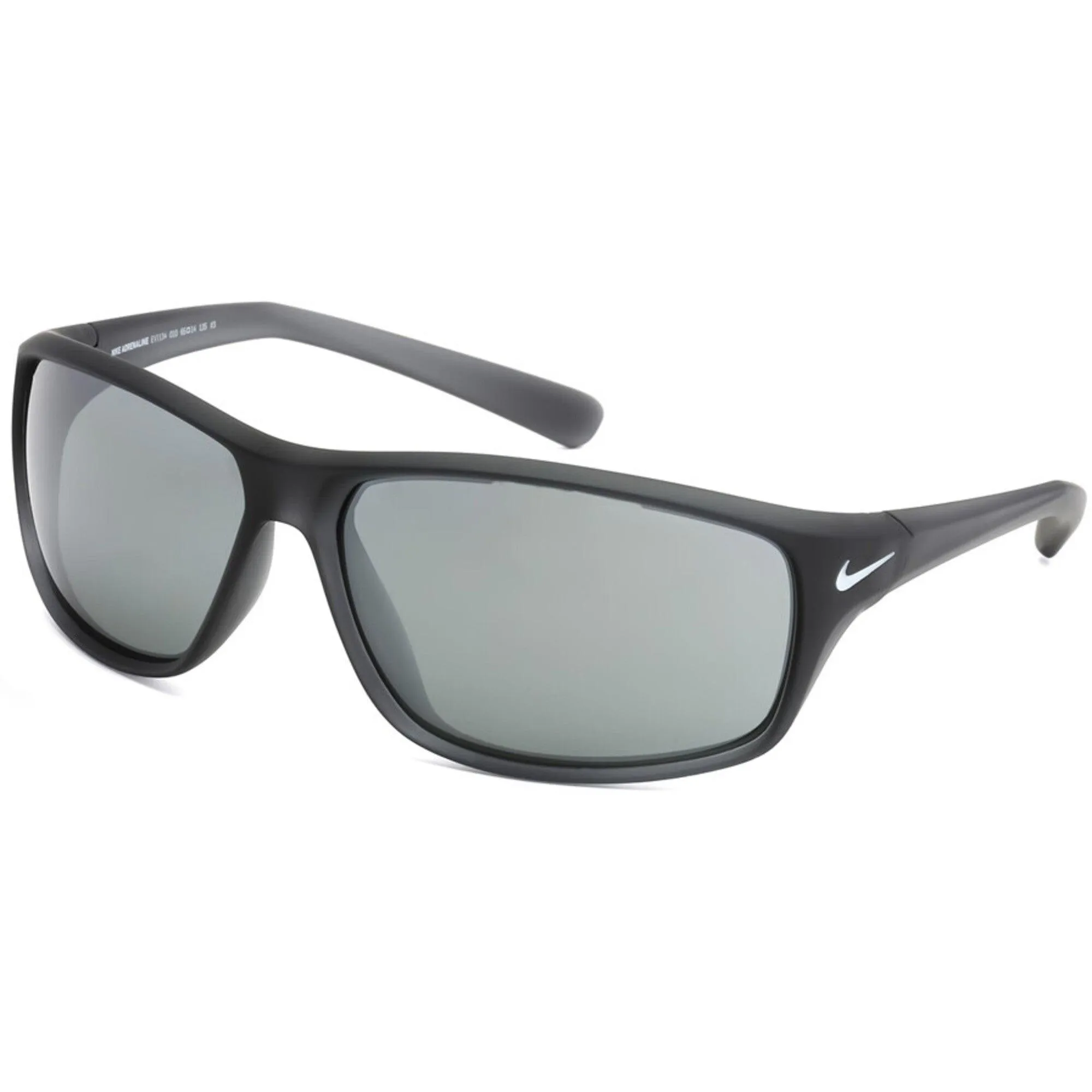 Nike Unisex Sunglasses - Black Wraparound Plastic Frame | NIKE ADRENALINE EV1134 10 Nike Sunglasses