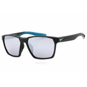 Nike Unisex Sunglasses - Grey Silver Flash Lens | NIKE MAVERICK S DJ0790/ 010 Nike Sunglasses