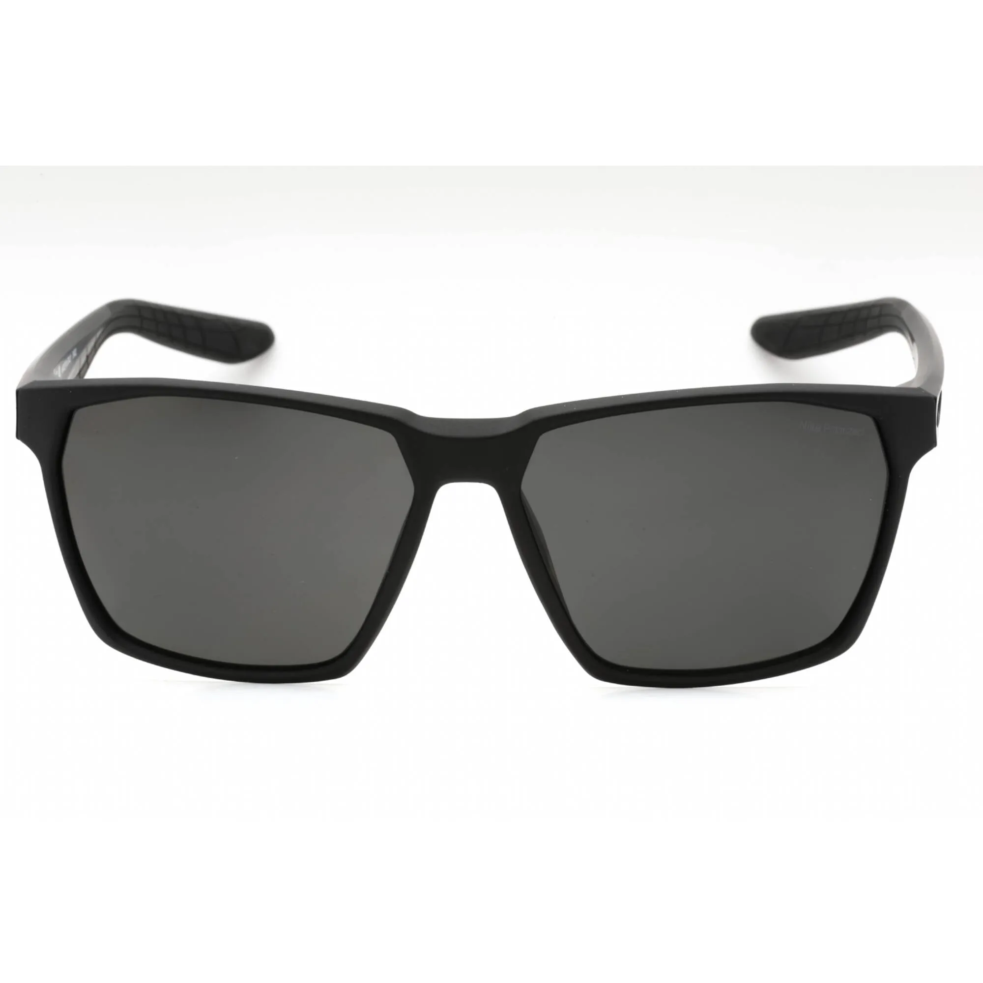 Nike Unisex Sunglasses - Matte Black Rectangular Full Rim | NIKE MAVERICK P EV1097 001 Nike Sunglasses