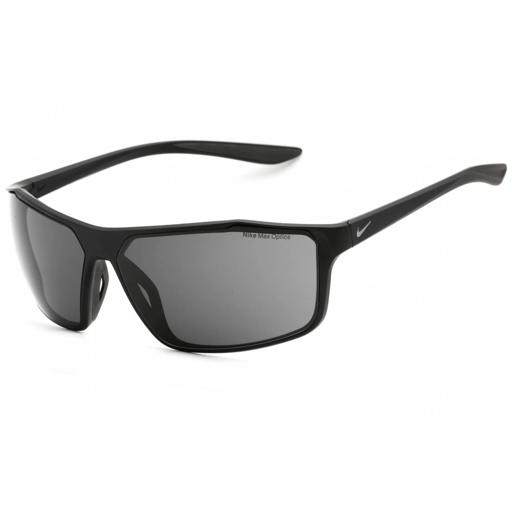 Nike Unisex Sunglasses - Matte Black/Cool Grey Rectangular | NIKE WINDSTORM CW4674 010 Nike Sunglasses