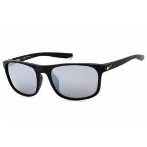 Nike Unisex Sunglasses - Matte Black/Grey Rectangular Frame | NIKE ENDURE FJ2185 011 Nike Sunglasses