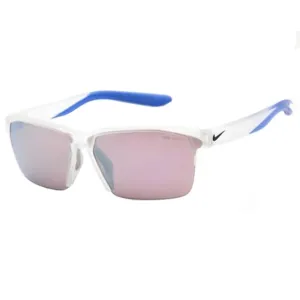 Nike Unisex Sunglasses - Matte Clear Square | (NIKE MAVERICK FREE 20 M CW7467 975) Nike Sunglasses