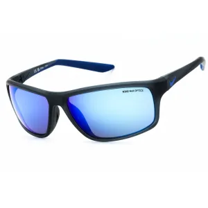 Nike Unisex Sunglasses - Matte Dark Grey Full Rim | NIKE ADRENALINE 22 M DV2155 021 Nike Sunglasses