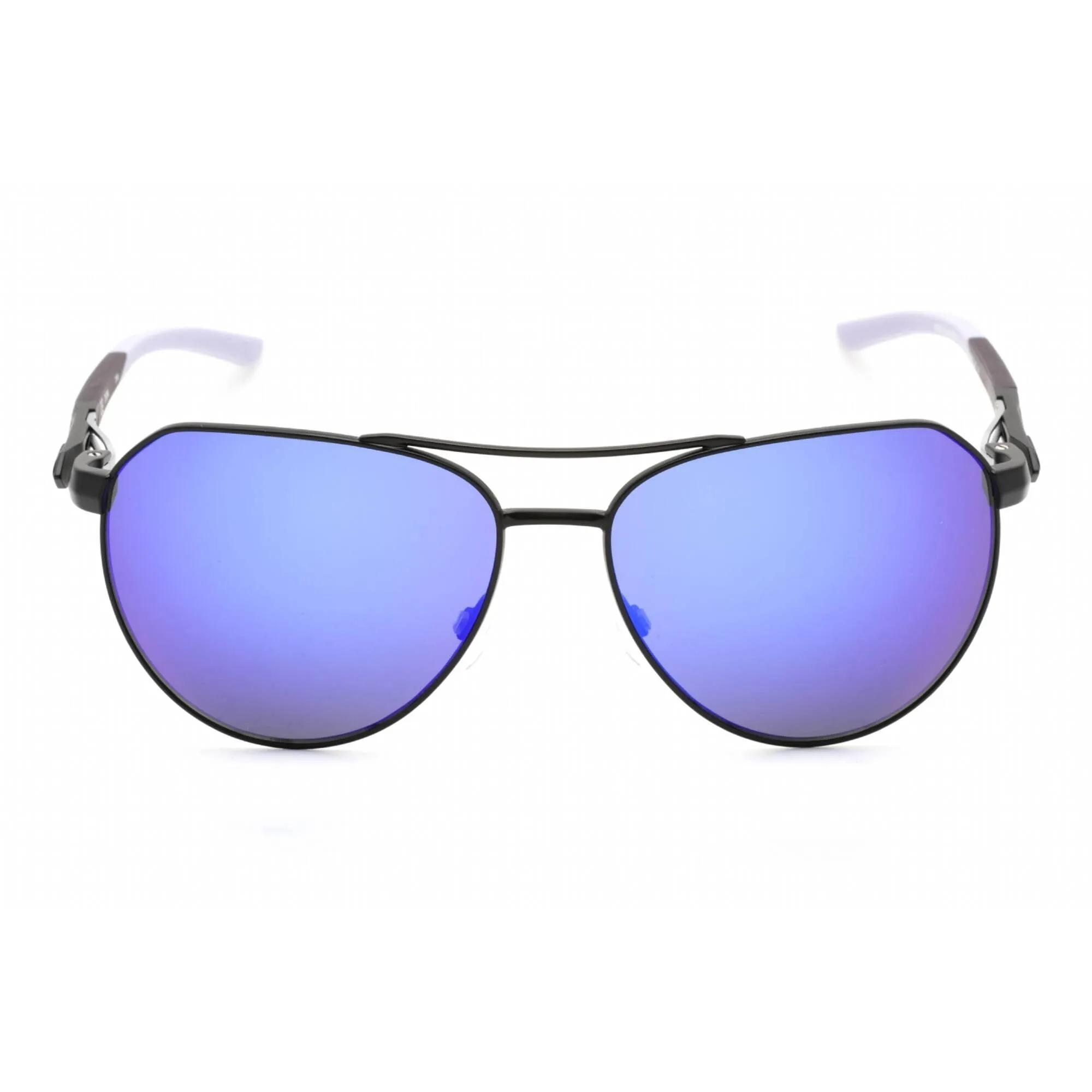 Nike Unisex Sunglasses - Satin Black Metal Aviator Frame | NIKE CLUB NINE DQ0799 012 Nike Sunglasses