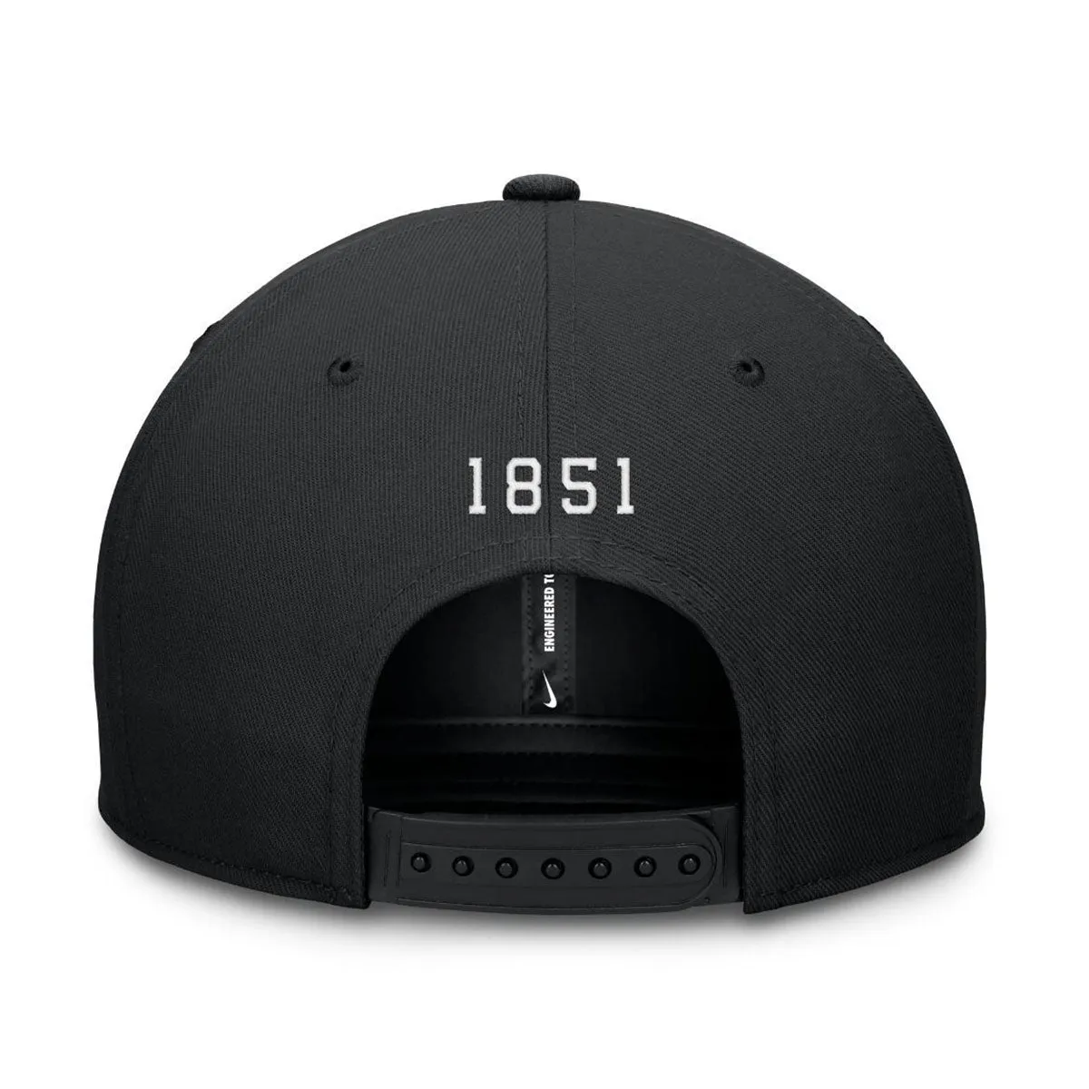 Nike Vault Seminole Logo Dri-fit Pro Structured Adjustable Square Bill Cap - Black