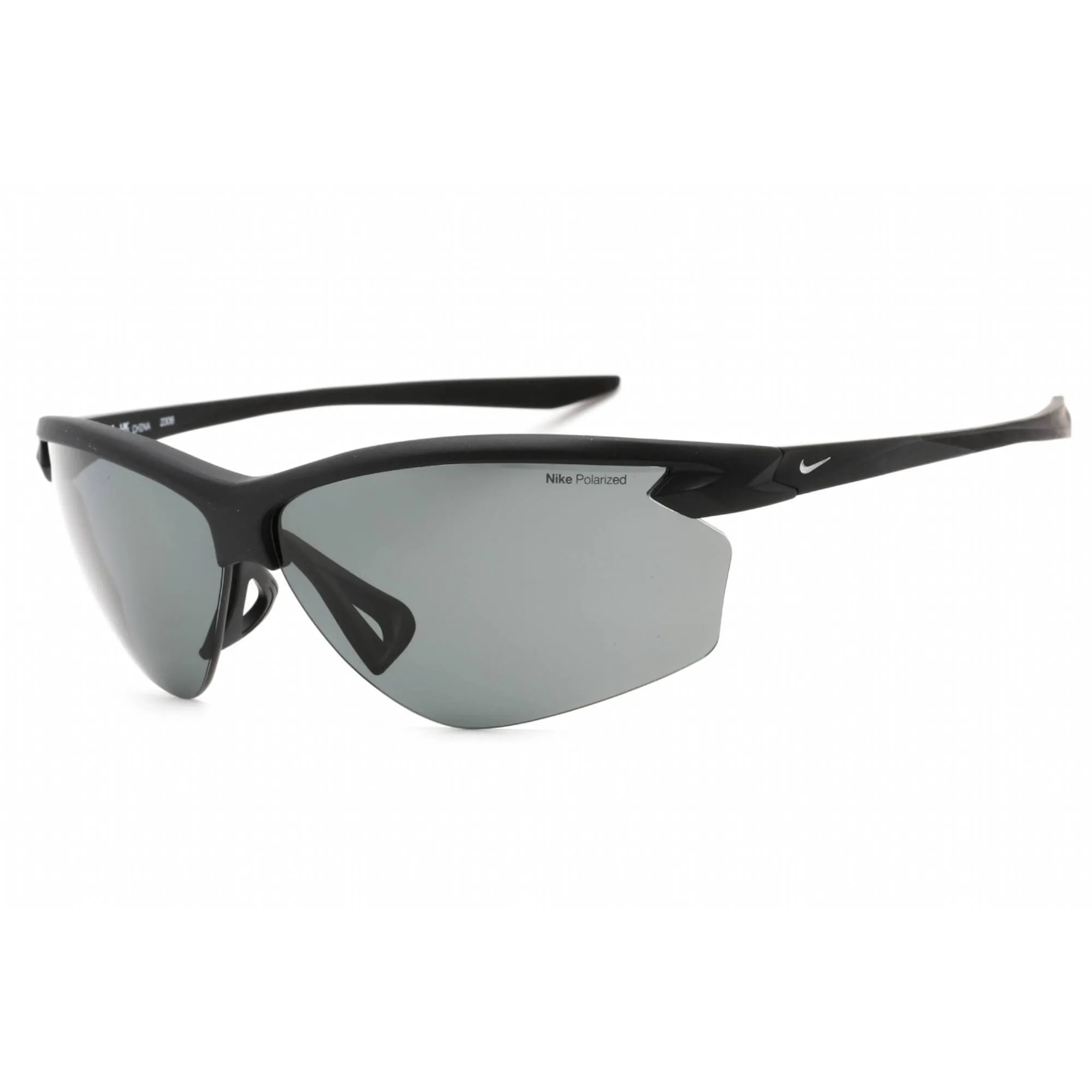 Nike Women's Sunglasses - Matte Black Plastic Rectangular | NIKE VICTORY P DV2146 010 Nike Sunglasses