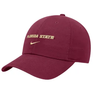 Nike Youth Florida State Adjustable Club Cap - Garnet Nike Hats