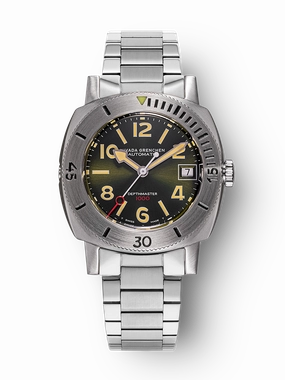 Nivada Grenchen Numerals Date - Depthmaster - 14103A Men's Automatic Watch
