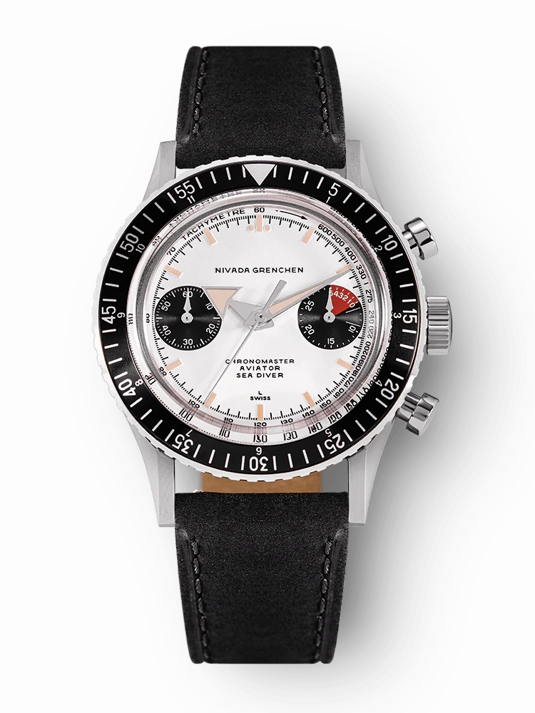 Nivada Grenchen Panda - Manual Men's Automatic Watch