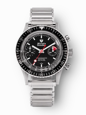 Nivada Grenchen White Lollipop Manual Men's Automatic Watch