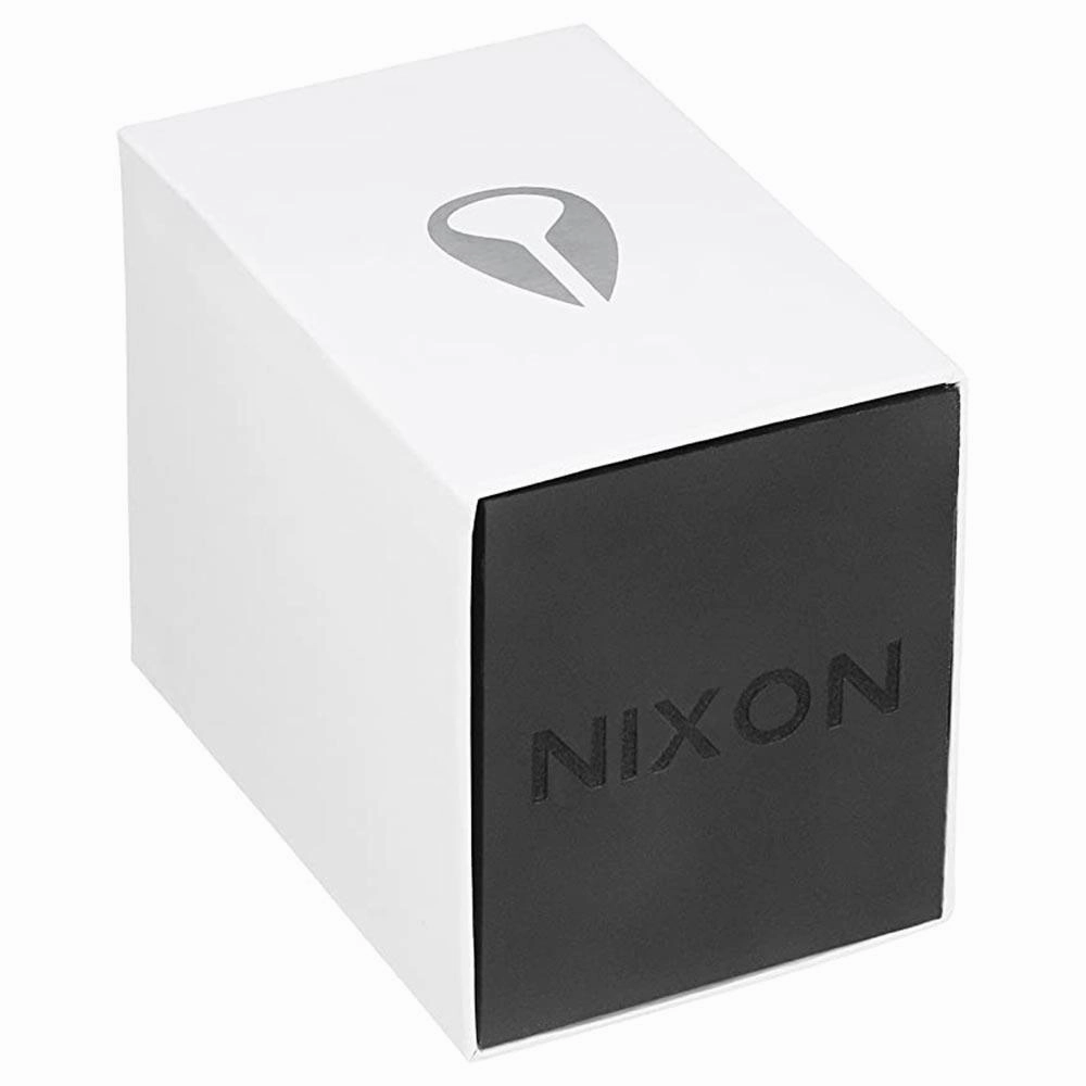 Nixon Women's Japanese Quartz Watch - The Clique White Dial Leather Strap | A12501113