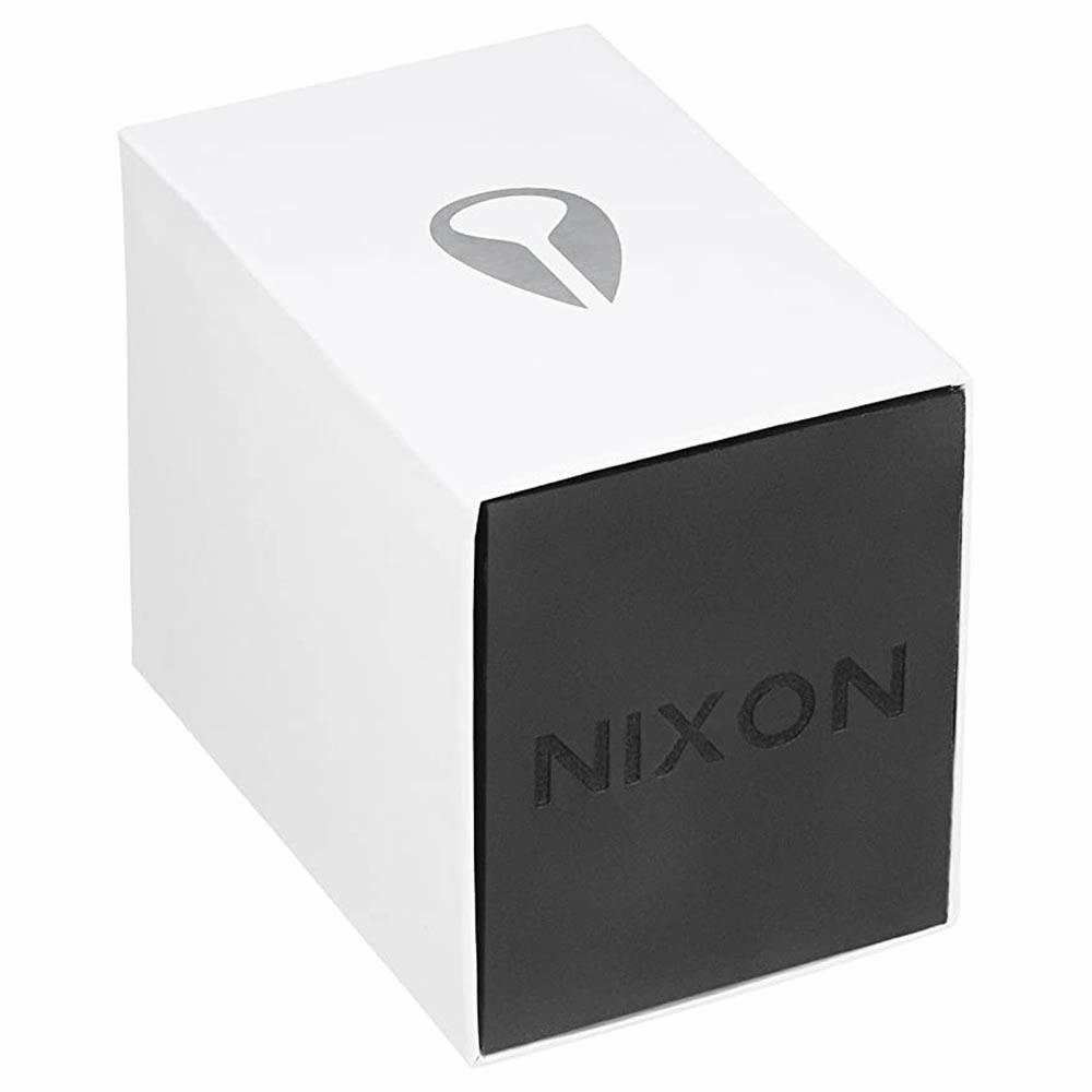 Nixon Women's Japanese Quartz Watch - The Clique White Dial Leather Strap | A12501113