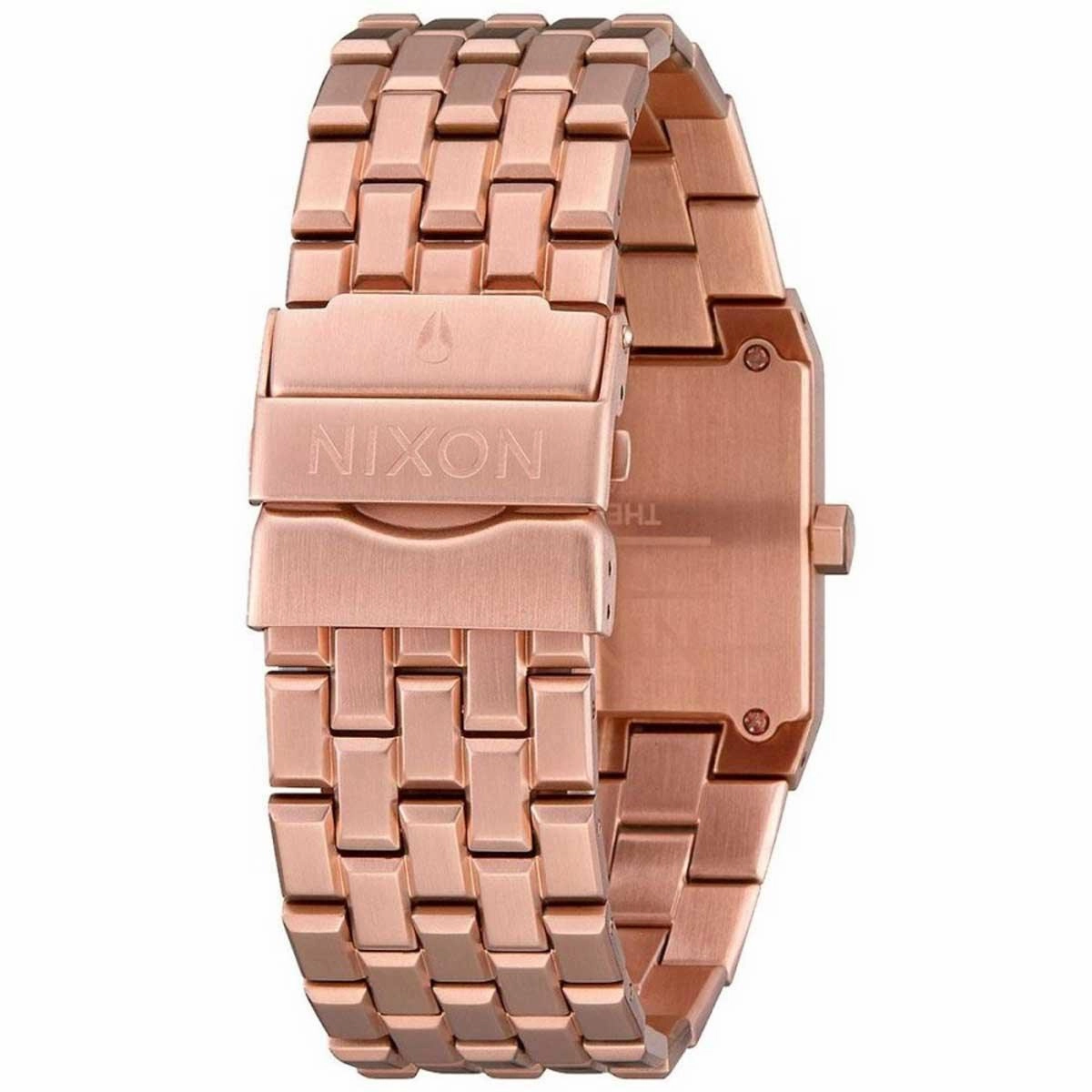 Nixon Women's Japanese Quartz Watch - Ticket Rose Gold Dial Steel Bracelet | A1262897