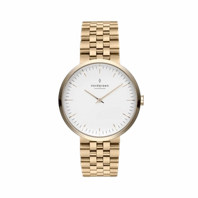 Nordgreen Infinity 32mm Women's Gold Dress Watch