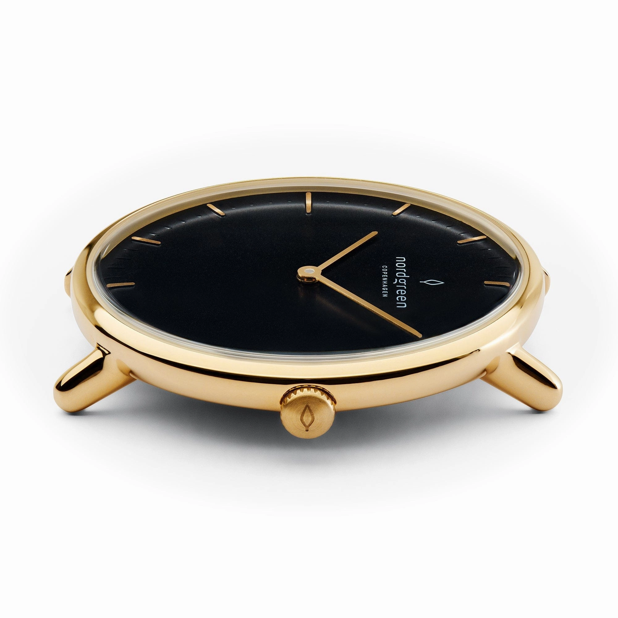 Nordgreen Native 36mm 5 Link Bracelet Men's Gold Dress Watch