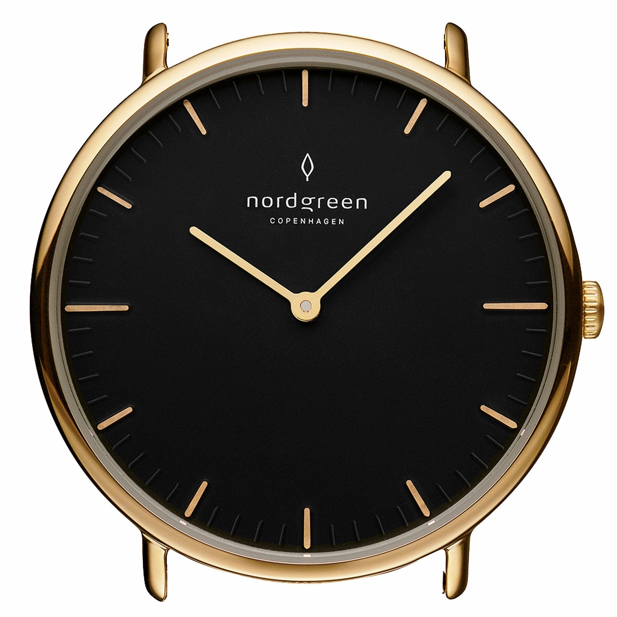 Nordgreen Native 36mm 5 Link Bracelet Men's Gold Dress Watch