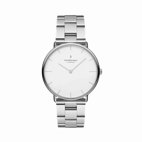 Nordgreen Women's Native 32mm Silver Luxury Dress Watch