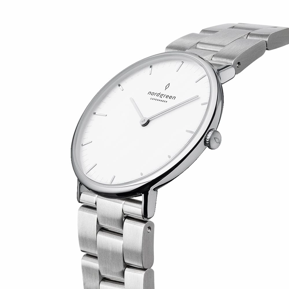 Nordgreen Women's Native 32mm Silver Luxury Dress Watch