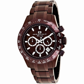 Oceanaut Men's Watch - Biarritz Brown Dial Plated Stainless Steel Bracelet | OC6116