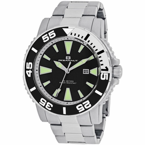 Oceanaut Men's Watch - Marletta Quartz Black Dial Stainless Steel Bracelet | OC2911