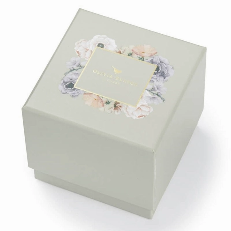 Olivia Burton Rainbow Lucky Bee Vegan Black and Rose Gold Ladies Watch OB16FB13