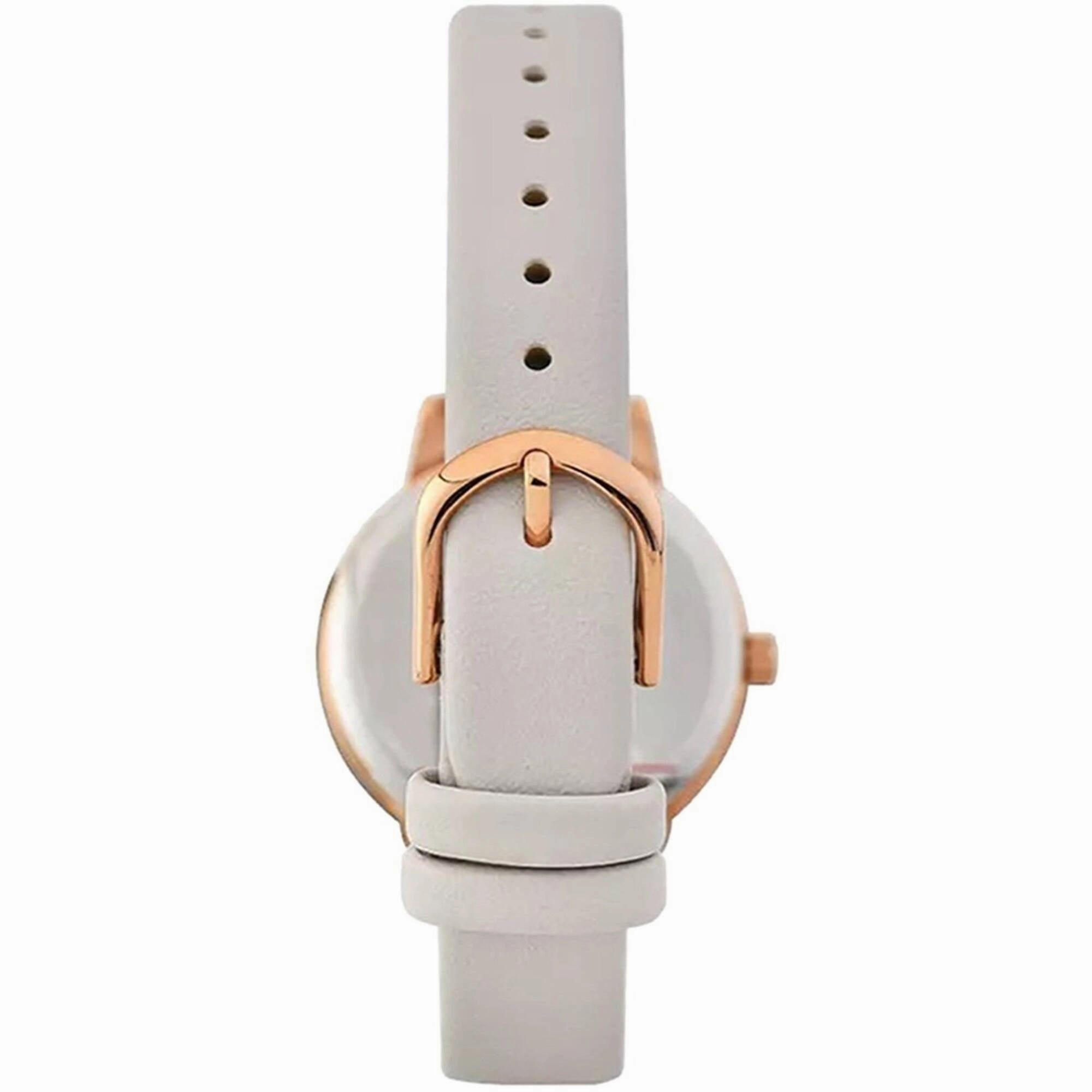 Olivia Burton Women's Watch - Bejewelled Bee White Dial Pink Strap | OB16EX141