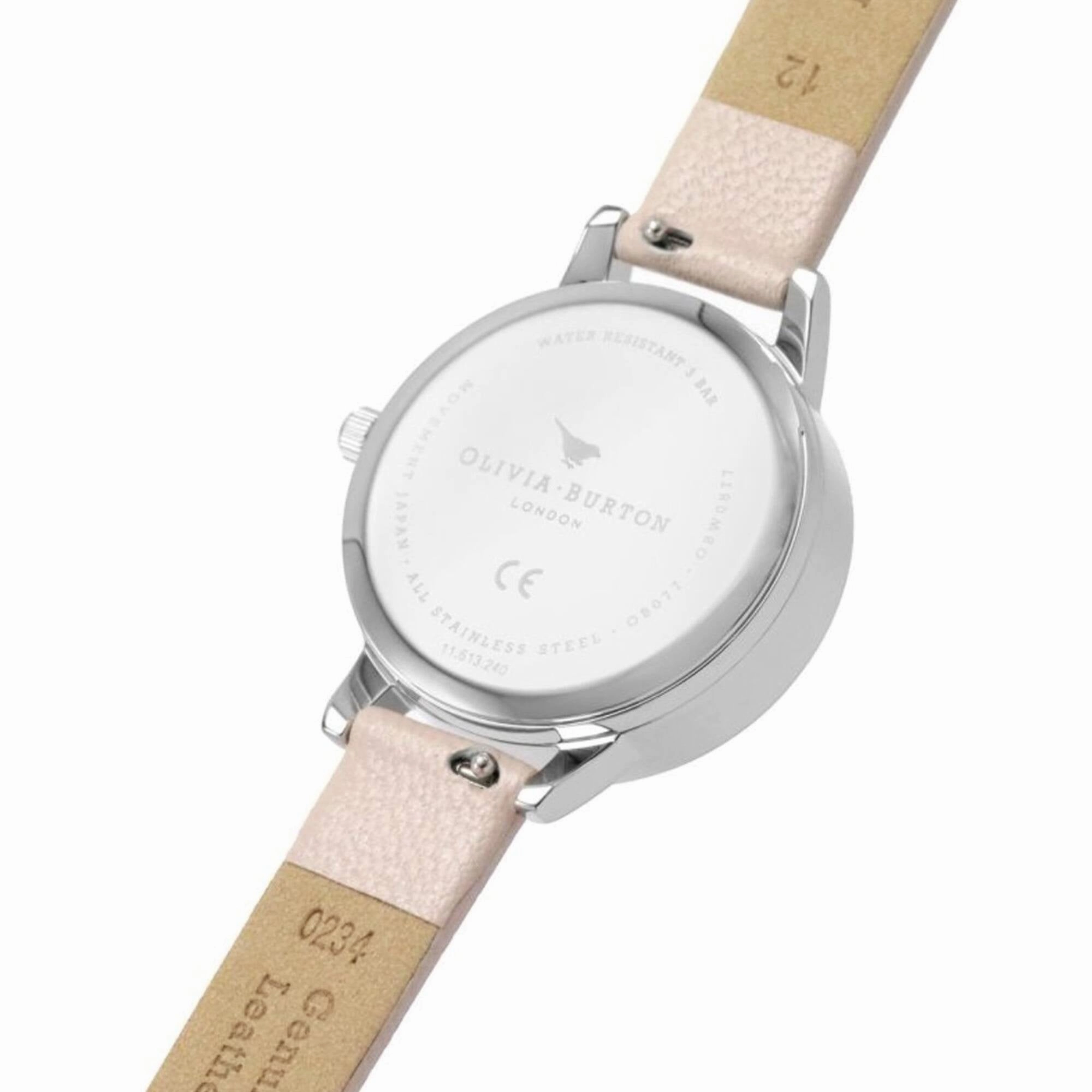 Olivia Burton Women's Watch - Sparkle Bee Quartz Pink Leather Strap | OB16GB09